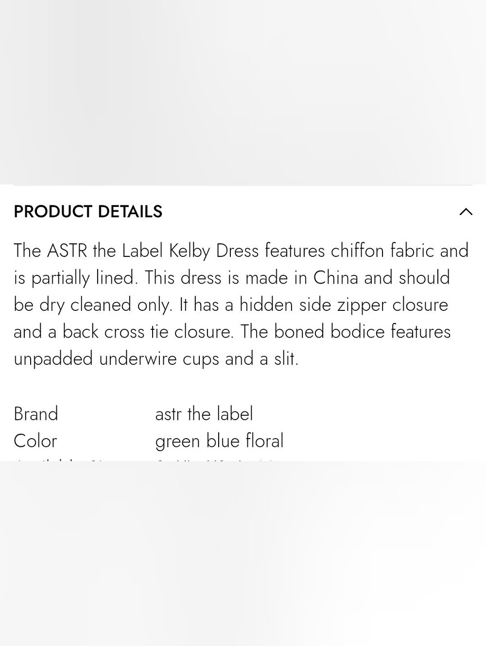 NWOT! ASTR Formal Garden Party Anthro Women's Kelby Corset Fall Maxi Dress Small - Picture 4 of 17
